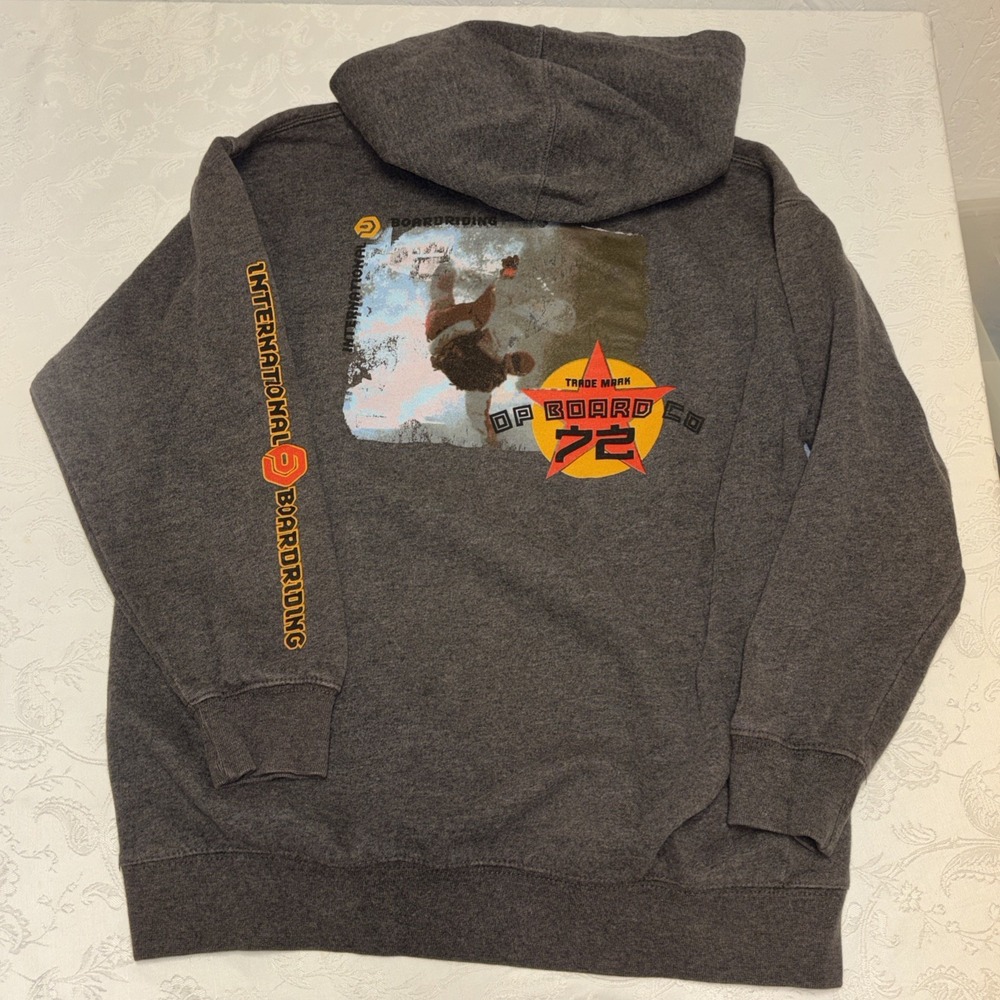 Vintage 80s 1980s Op Ocean Pacific Surfer Sweatshirt International Boarding M - Picture 2 of 9